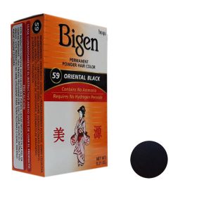 رنگ مو پودری بیگن شماره 59 Bigen oriental Black