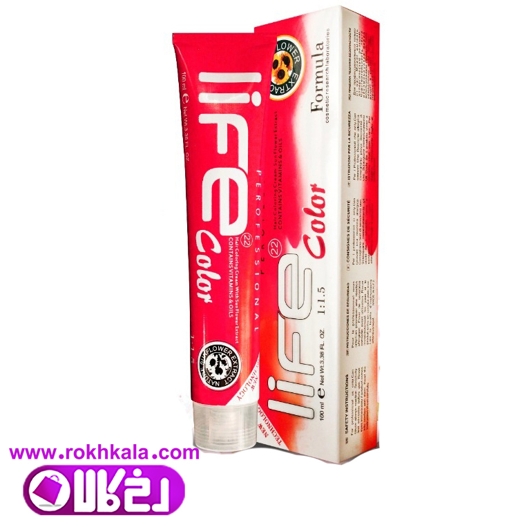1-4.jpg رنگ مو لایف حجم 100میل Life - Image 1