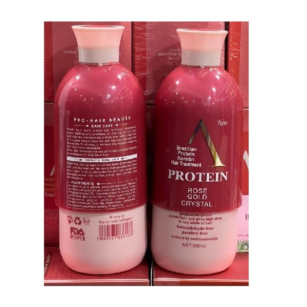 پروتیین-مو-رز-گلد-a.jpg پروتئین مو برزیلی A رزگلد Protein A Rose Gold Crestal - Image 1
