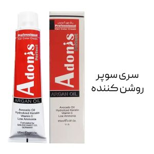 رنگ مو آدونیس سری سوپر روشن کننده حجم 125 میلی لیتر Adonis perfect