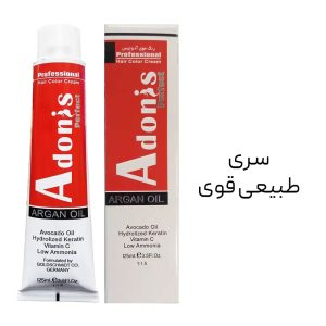 رنگ مو آدونیس سری طبیعی قوی حجم 125 میلی لیتر Adonis perfect