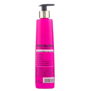کرم مو نانو گلوبال مخصوص موی فر (بدون آبکشی)حجم 350 میل nano global for curly&wavy hair types