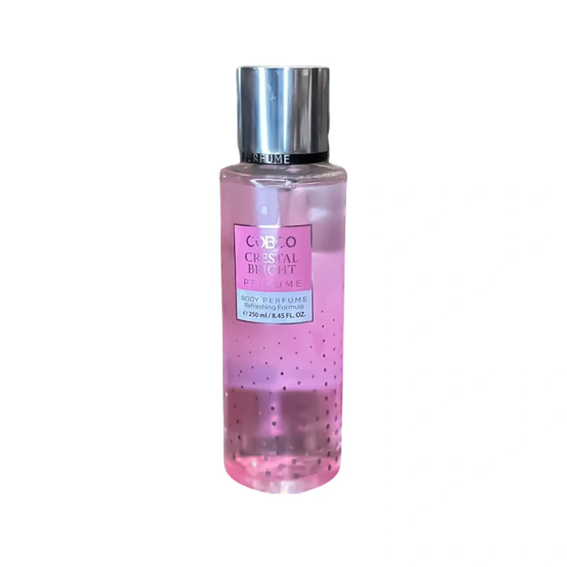 cobco-crestal-bright-women-body-splash-atregilascom-01-1 بادی اسپلش کوبکو مدل ورساچه صورتی (زنانه)حجم ۲۵۰ میل cobco - Image 1
